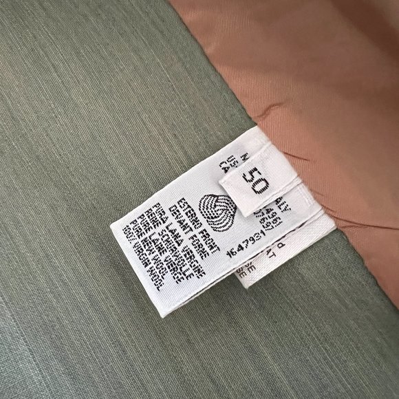 United Colours of Benetton green teal blazer with hole at back - Picture 7 of 10